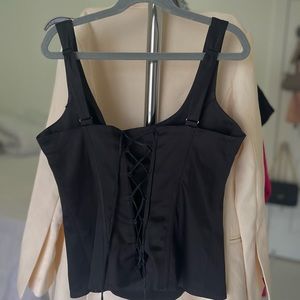 Black corset top
